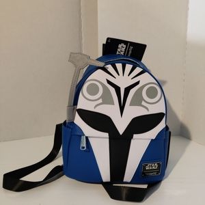 Loungefly Star Wars Bo Katan Mini Backpack NWT